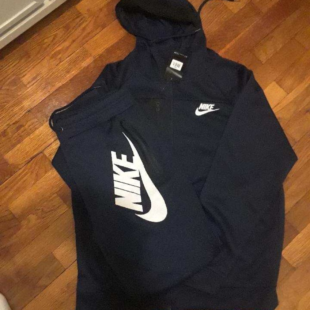 Navy Blue Nike Tech Suit